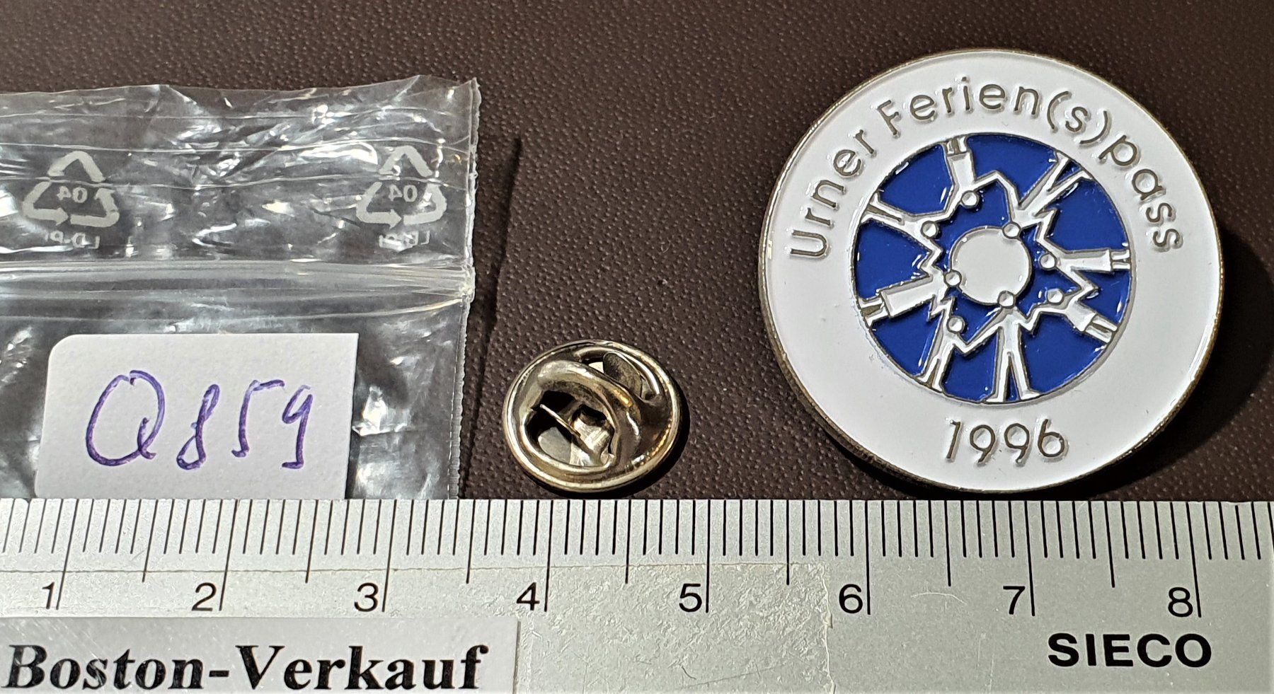 Giocattoli: Q859 - Pin Urner Ferien (s) pass 1996 – Usato da Reinach BL venduto da Boston-Verkauf 1