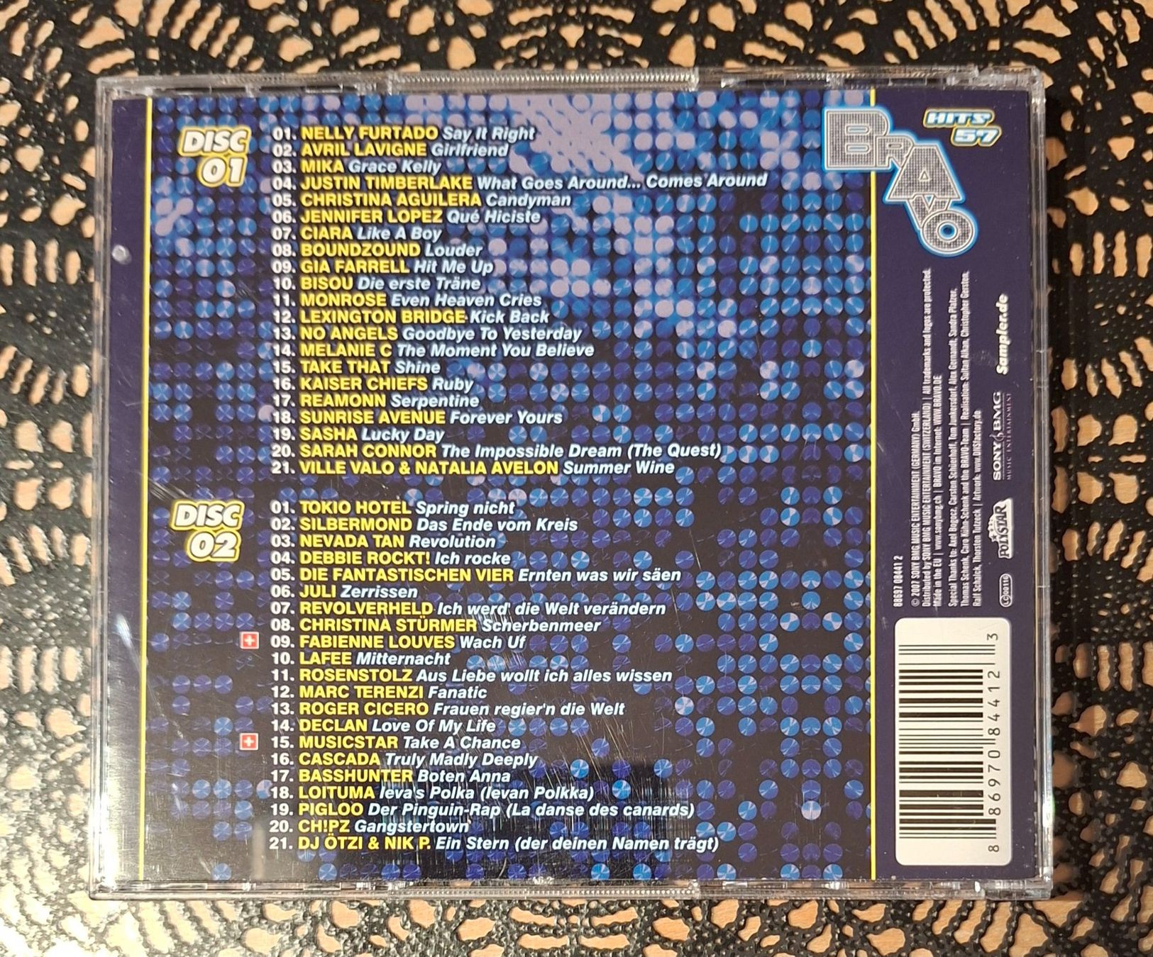 CD: Bravo Hits 57, Doppel CD, 2007, Hit Compilation, Sampler – Usato da Amriswil venduto da Celini3 1