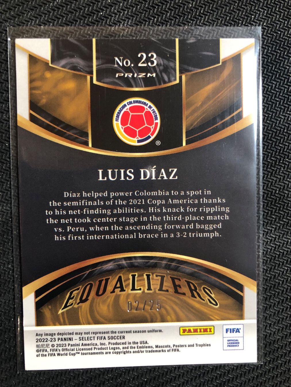 Panini Carte collezionabili: Panini Select Luis Diaz 02/25 – Usato da Wangenried venduto da Garagara 1