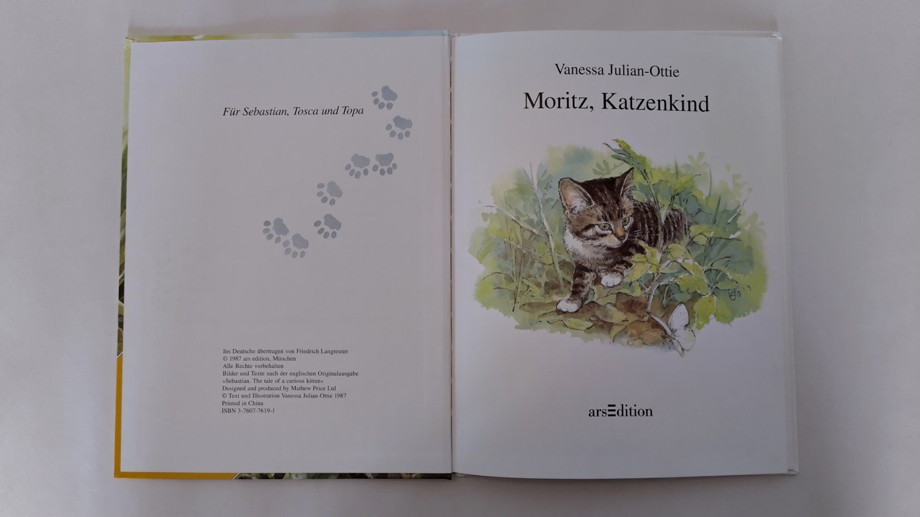 Livres: Moritz, Katzenkind / Katzen Bilderbuch mit Gucklöcher – D'occasion à Bellach par JingleJerry 2