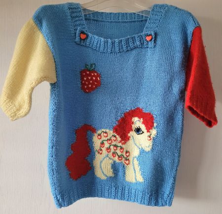 Vintage Kinderpulli mit My Little Pony