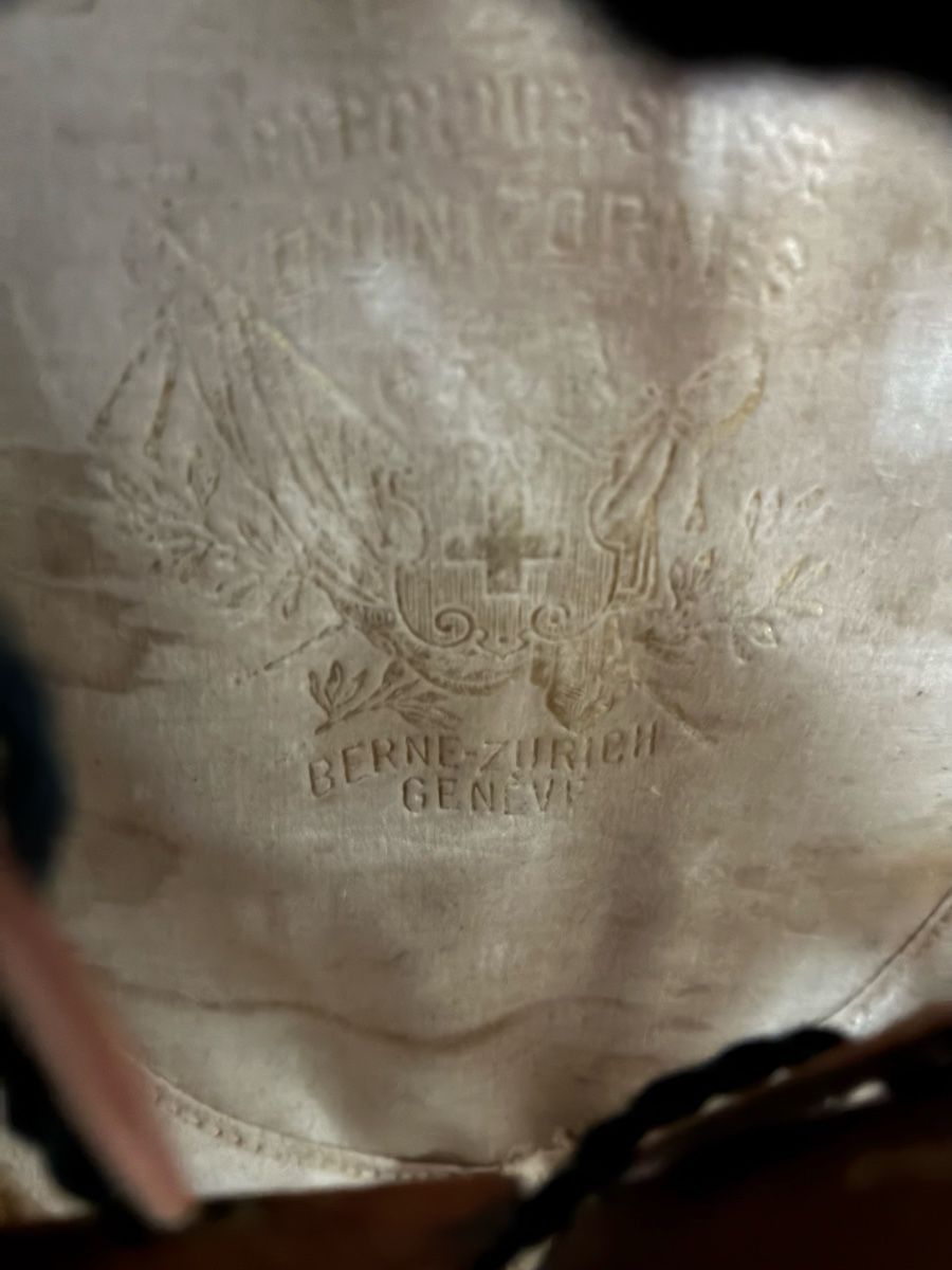Schweizer Armee Uniformi: Tschako 1898 Bern – Usato da Gutenswil venduto da Antiques77 5