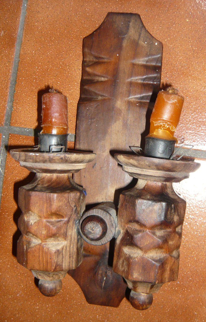 Portacandele: Kerzenständer aus Holz – Usato da Ruggell venduto da Btt