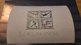1936 Block Olympische Spiele Berlin