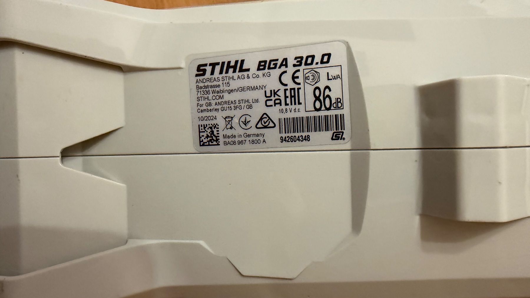 Stihl Laubbläser & Laubsauger: Stihl BGA 30 Laubbläser – Gebraucht aus Bonstetten von Ugak1 1