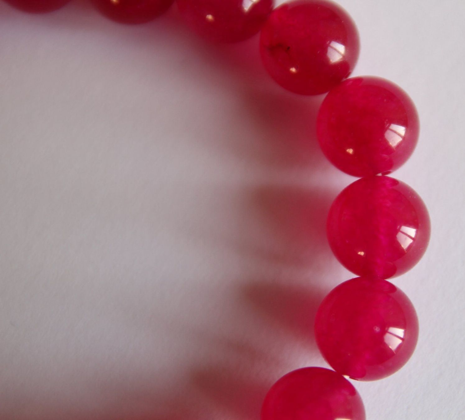 Bracciali & Braccialetti: NEU: Pink Jade Armband Edelsteine – Nuovo (secondo la descrizione) da Matten b. Interl venduto da EdelsteineInterlaken 1