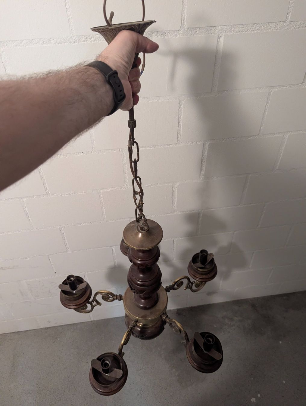Lustres & lampes de plafonds: Deckenleuchte antik style 5flammig gebraucht – D'occasion à Buochs par mic_l5rl 1