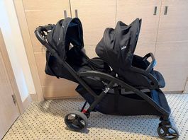 Kinderwagen Joie Geschwisterwagen schwarz gebraucht