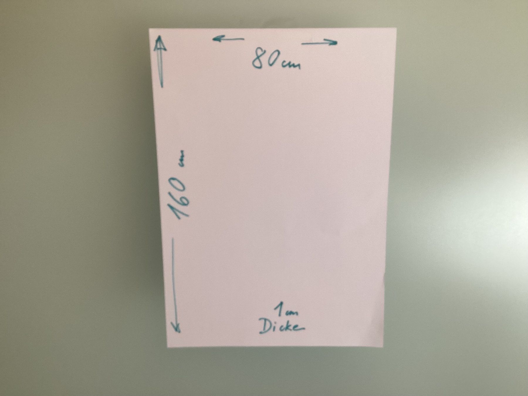 Tische: Tischplatte aus Glas 80X160 – Gebraucht aus Zürich von orella79 1