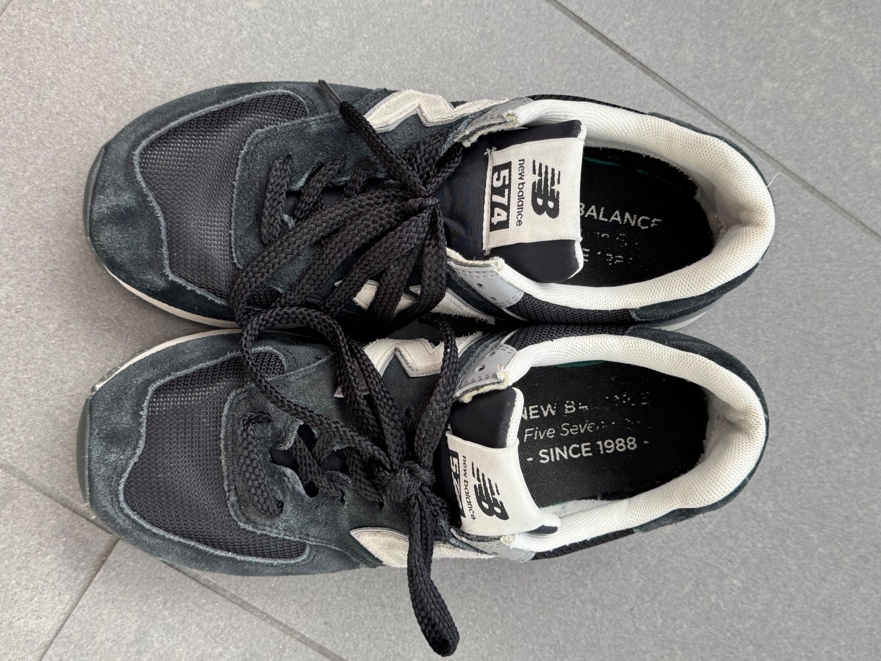 New Balance Herrenschuhe: New Balance 574 Schwarz  Gr.40.5 – Neu (gemäss Beschreibung) aus Würenlingen von feuerhake 1