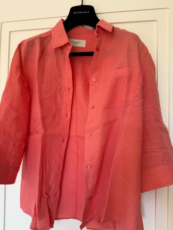 MaxMara Weekend Bluse Koralle Gr. 38 Sommer Top Zustand!