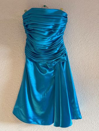 Elegantes, blaues Kleid Gr. S