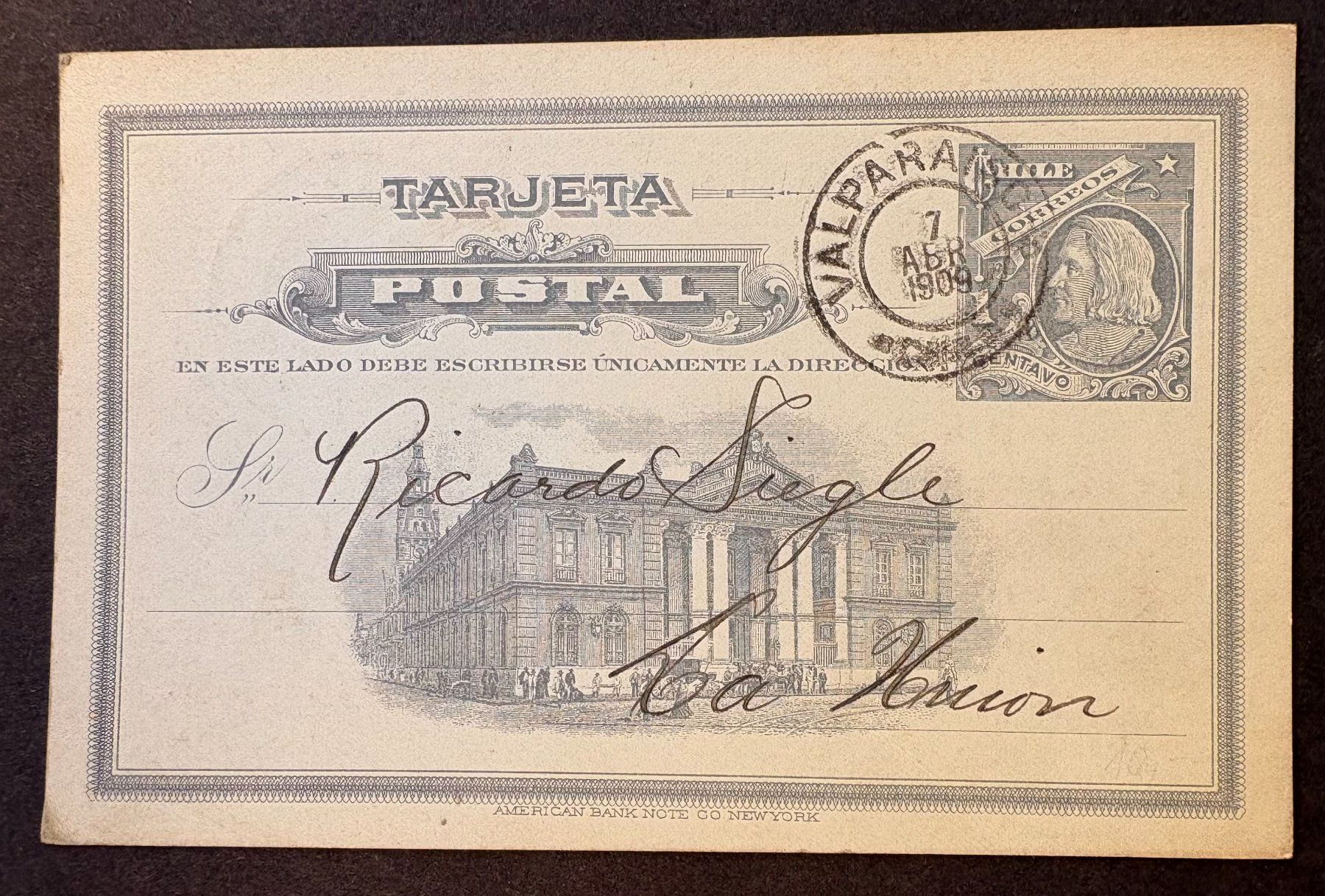 Tous les timbres: POSTKARTE CHILE – D'occasion à Ostermundigen par wini63
