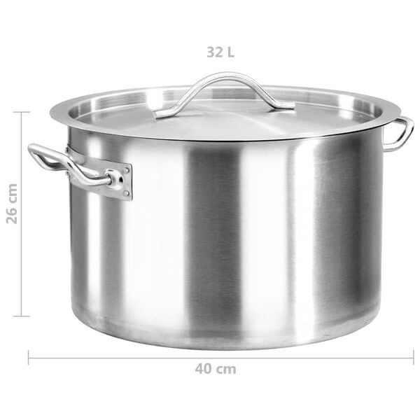 Pentole: Marmite 32 L 40x26 cm Acier inoxydable – Nuovo e nell'imballaggio originale da Palézieux venduto da bantouklan1 5