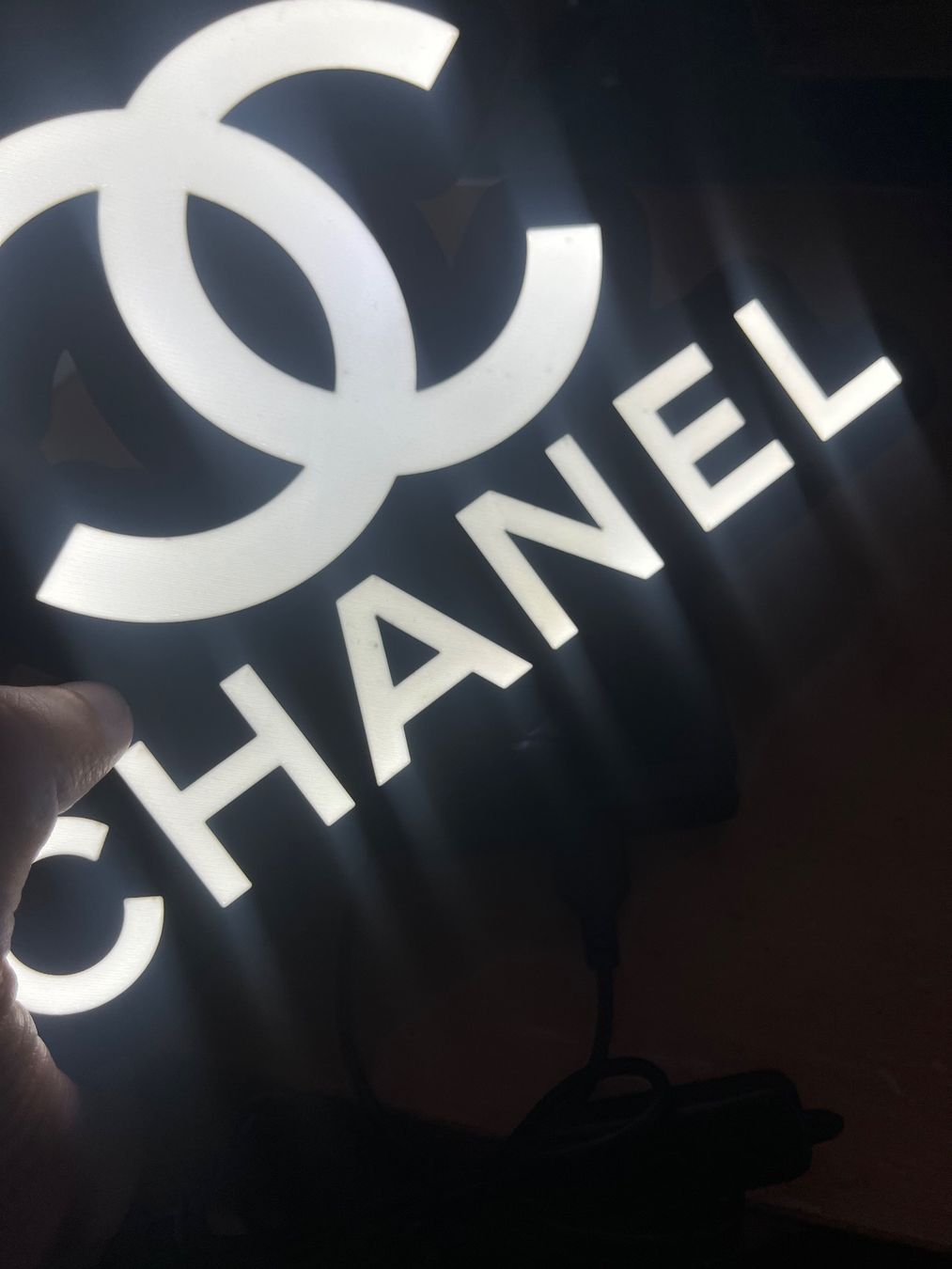 Lampen: Lampe LightBox LED Chanel – Neu (gemäss Beschreibung) aus Noville von Berlusconi55