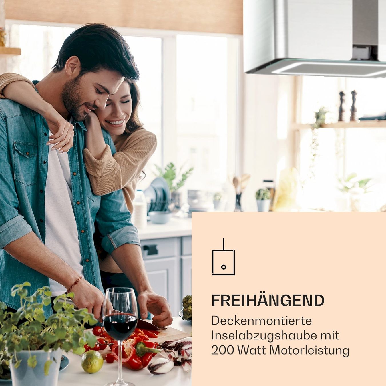 Hottes de ventilation: Klarstein FUTURELIGHT SMART Inselhaube – Neuf avec emballage d'origine à Bottighofen par zaap 2