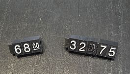 597 Kunsstoff ziffern für Preisbeschriftung