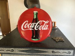 Bouton plaque publicitaire métal Coca Cola