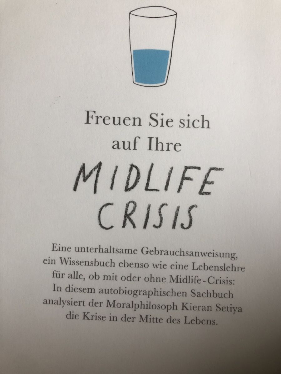 Bücher: Midlife Crisis Kieran Setiya – Gebraucht aus Zürich von Li04 1