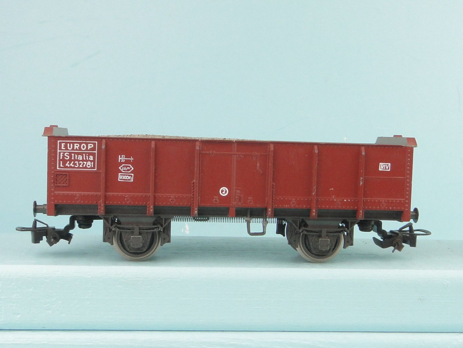 Rivarossi Modellini di ferrovie: Rivarossi 2 X 2009 Offener Güterwagen – Usato da Bülach venduto da cann11 3