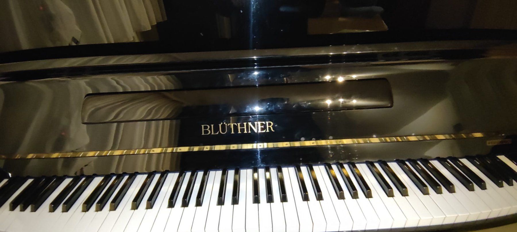 Blüthner Strumenti musicali: Blüthner Klavier - schwarz Hochglanz - Occasion – Usato da Engelberg venduto da tab_gr8k 3