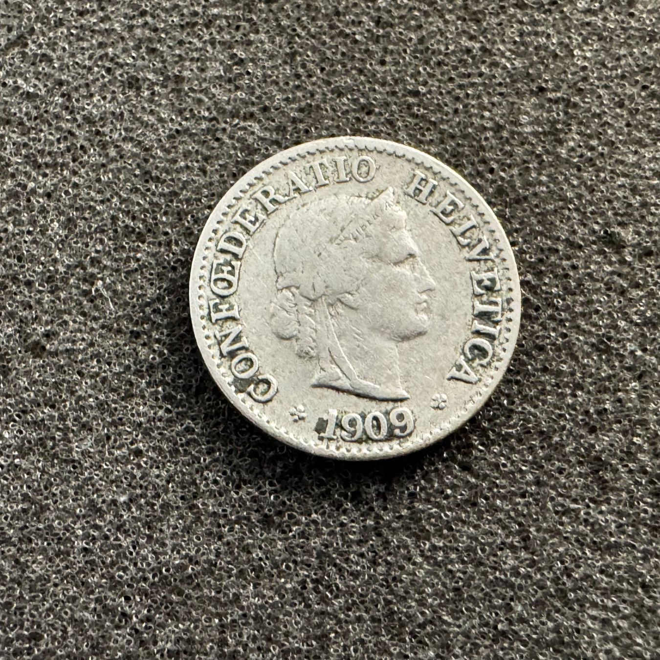 Tutti le monete: 5 Rappen Schweiz 1909 – Usato da Reitnau venduto da tb-muenzen
