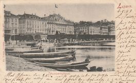 AK  Luzern Schweizerhofquai 1899