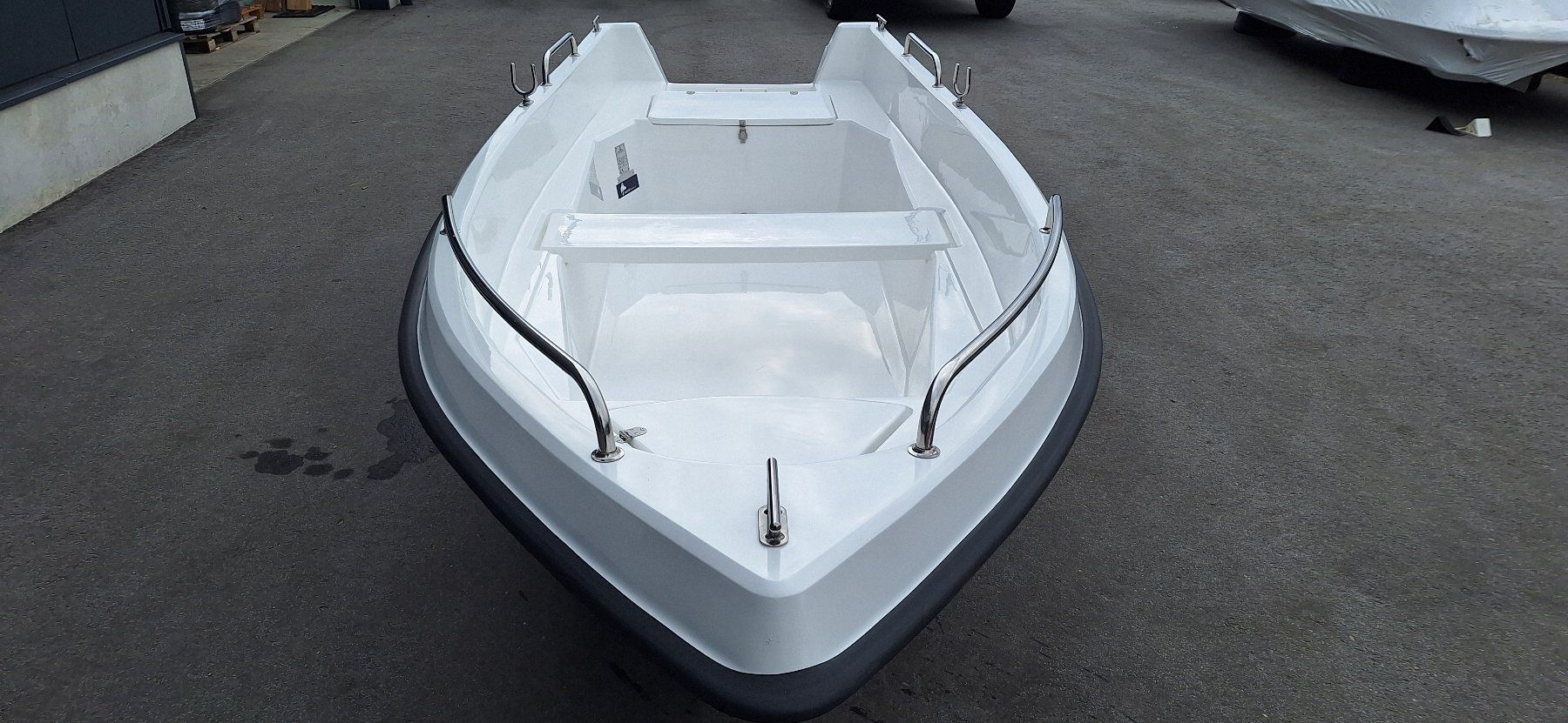 Barche: LAGERND NEU 390 Classic Boot Motorboot GFK Boot Badeboot – Nuovo e nell'imballaggio originale da Aigen Schlägl venduto da Fuchs-Boote 2