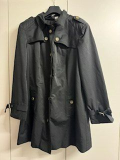 Mantel/Trenchcoat schwarz 40