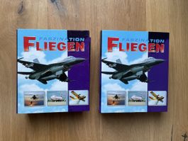 2 Ordner mit Sammelkarten Faszination Fliegen