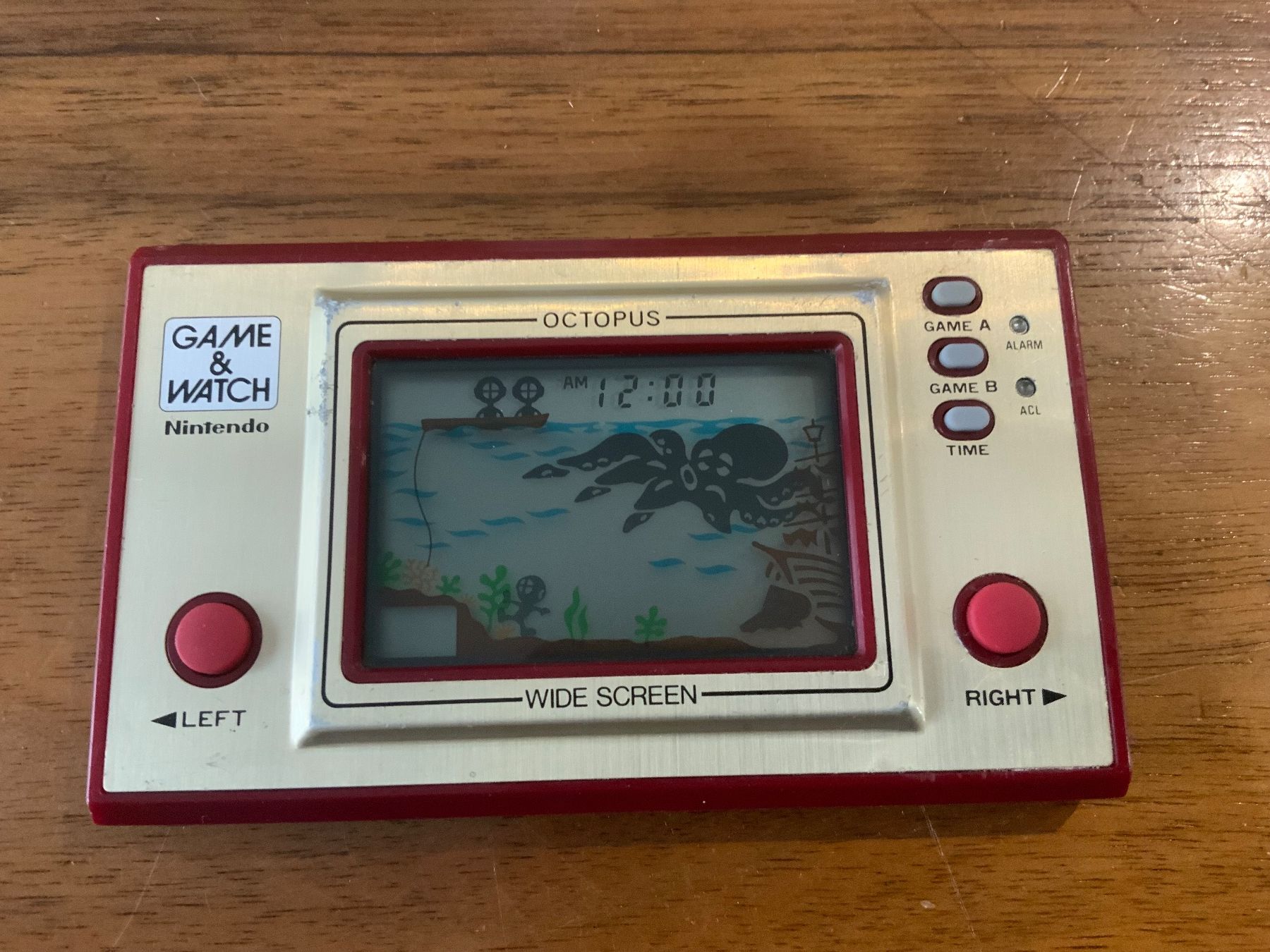 Game & Watch Octopus Nintendo, vintage collector 1981 (D'occasion) à ...