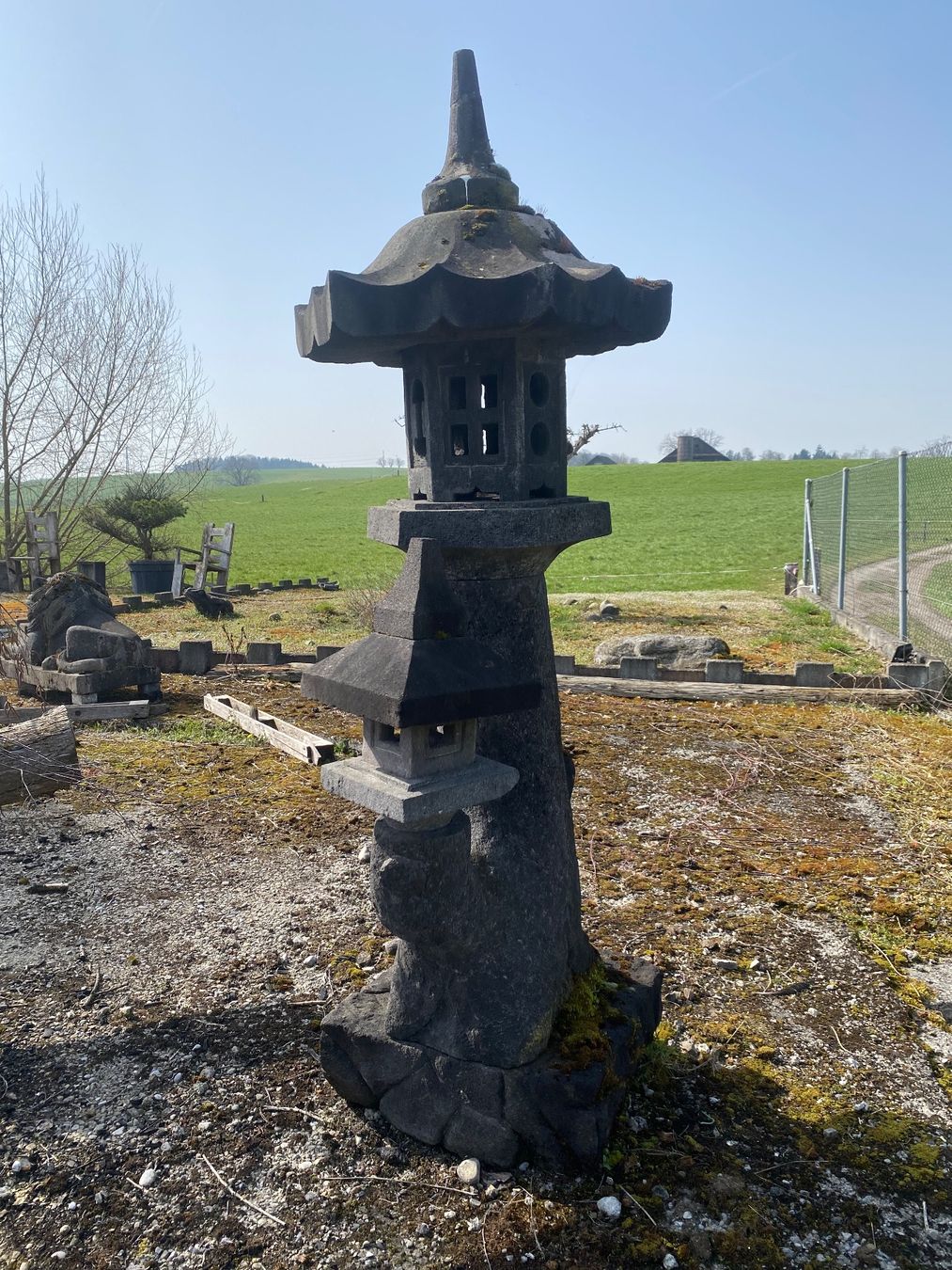 Lanterne: Java Lantern Laterne aus Lava Stein, Deko für Garten! – Usato da Ballwil venduto da ClassicGallery 1