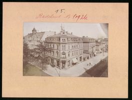 Fotografie Radebeul, Bahnhofstrasse mit 