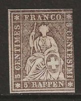 1860 : Strubel Nr. 22G - ungebraucht *, KP 320.--
