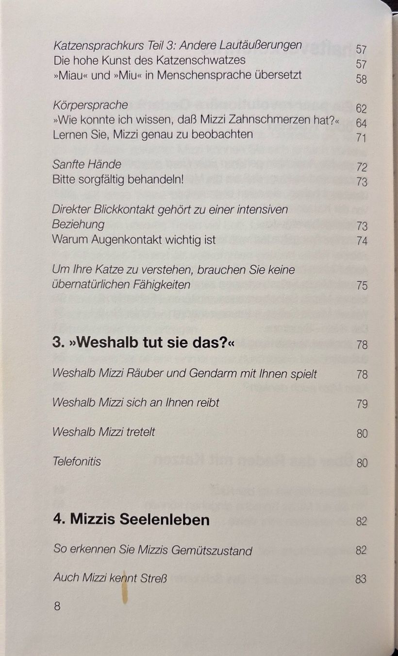Libri: Wie sag ich's meiner Katze – Nuovo (secondo la descrizione) da Sarnen venduto da Livres 4