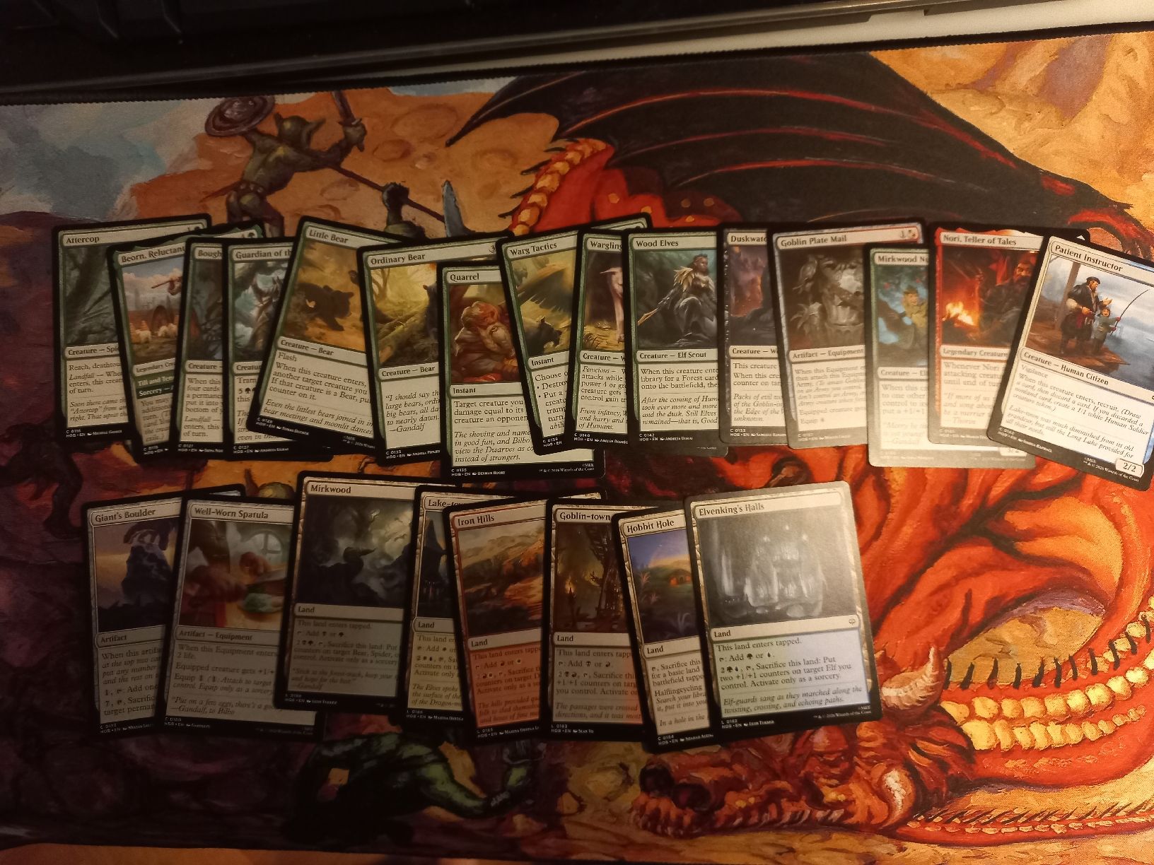 Magic The Gathering Carte collezionabili: MTG The Hobbit Full Set Commons + special lands – Usato da Monteggio venduto da Ta-Da 3