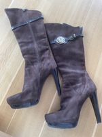 Elegante Wildlederstiefel, Braun, Grösse 37, Top Zustand!
