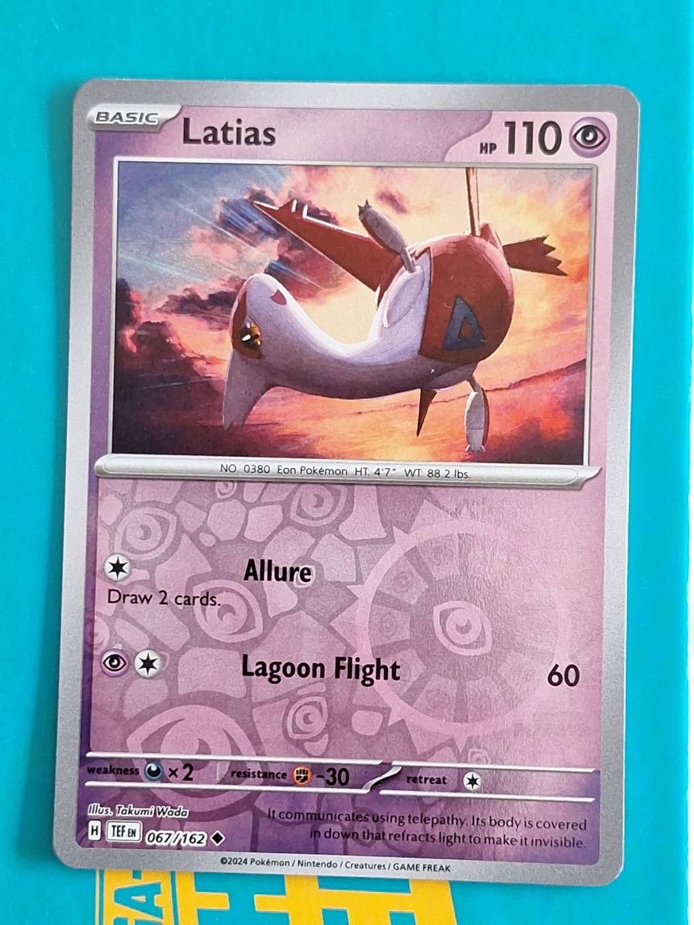 Pokémon Carte collezionabili: Latias - Pokemon Temporal Forces Reverse Holo - #2.6 – Usato da Altstätten SG venduto da GGsGameshop