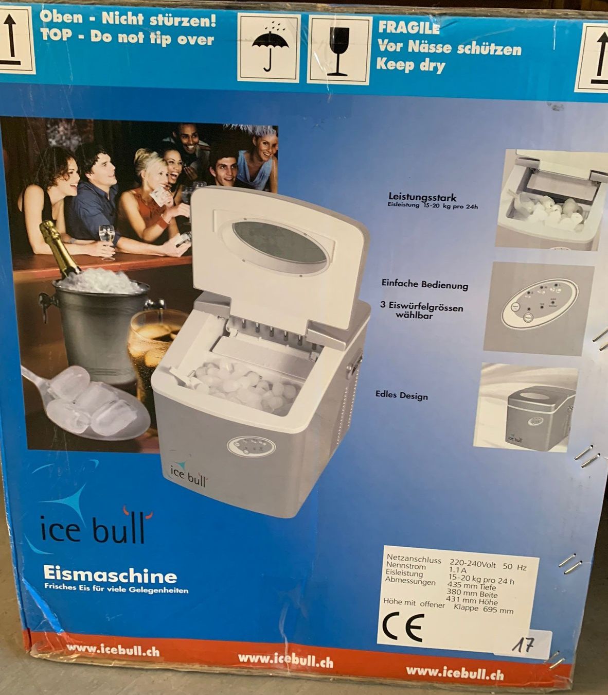 Küchengeräte: Eismaschine Ice Bull – Neu und originalverpackt aus Wohlenschwil von Pro74 1