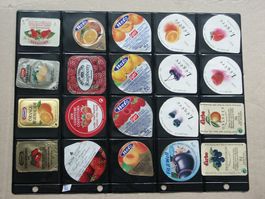 40   verschiedene   Konfitürendeckeli