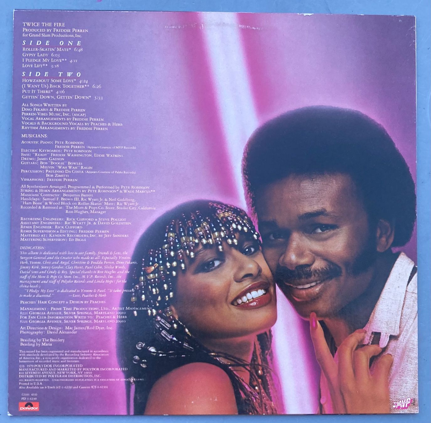 Schallplatten: PEACHES & HERB - TWICE THE FIRE – Gebraucht aus Poliez-Pittet von Newtown-Records 1