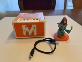 Migros Mania Musikbox mit 11 Spielfiguren guter Zustand
