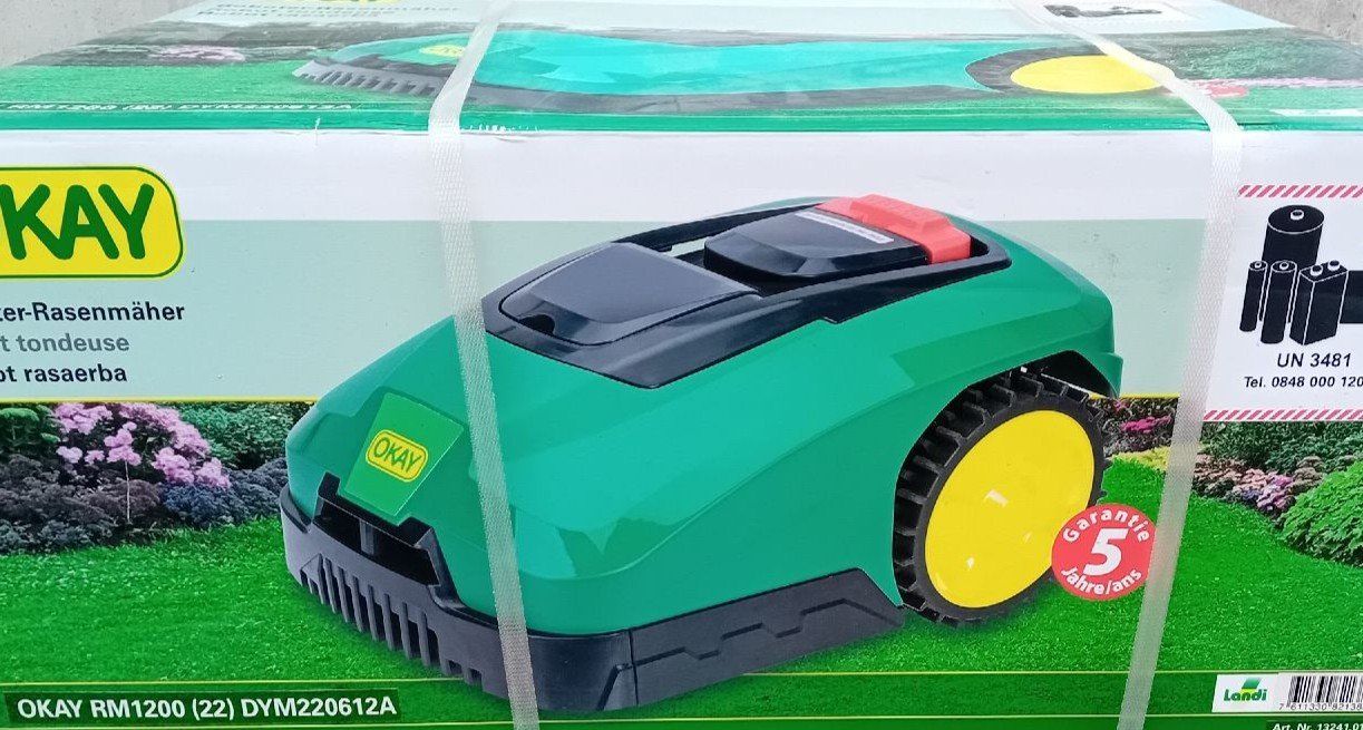 Tagliaerba: OKAY  RASENMÄHER  ROBOTER   RM 1200 – Usato da Luzern venduto da teta2000