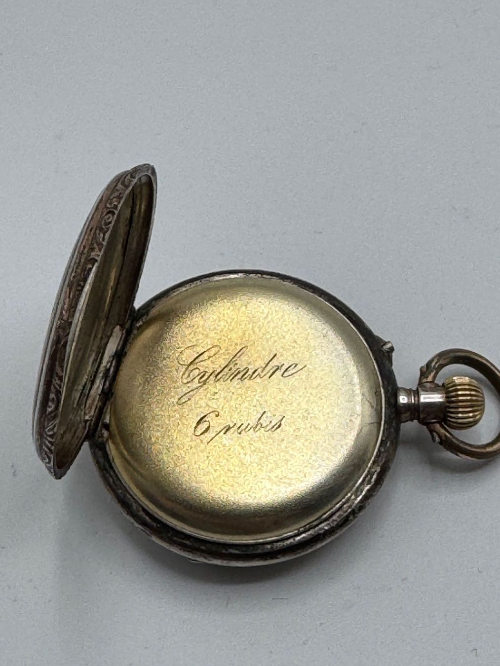 Orologi: Antike Silberne Taschenuhr – Usato da Sachseln venduto da BONATI01 3