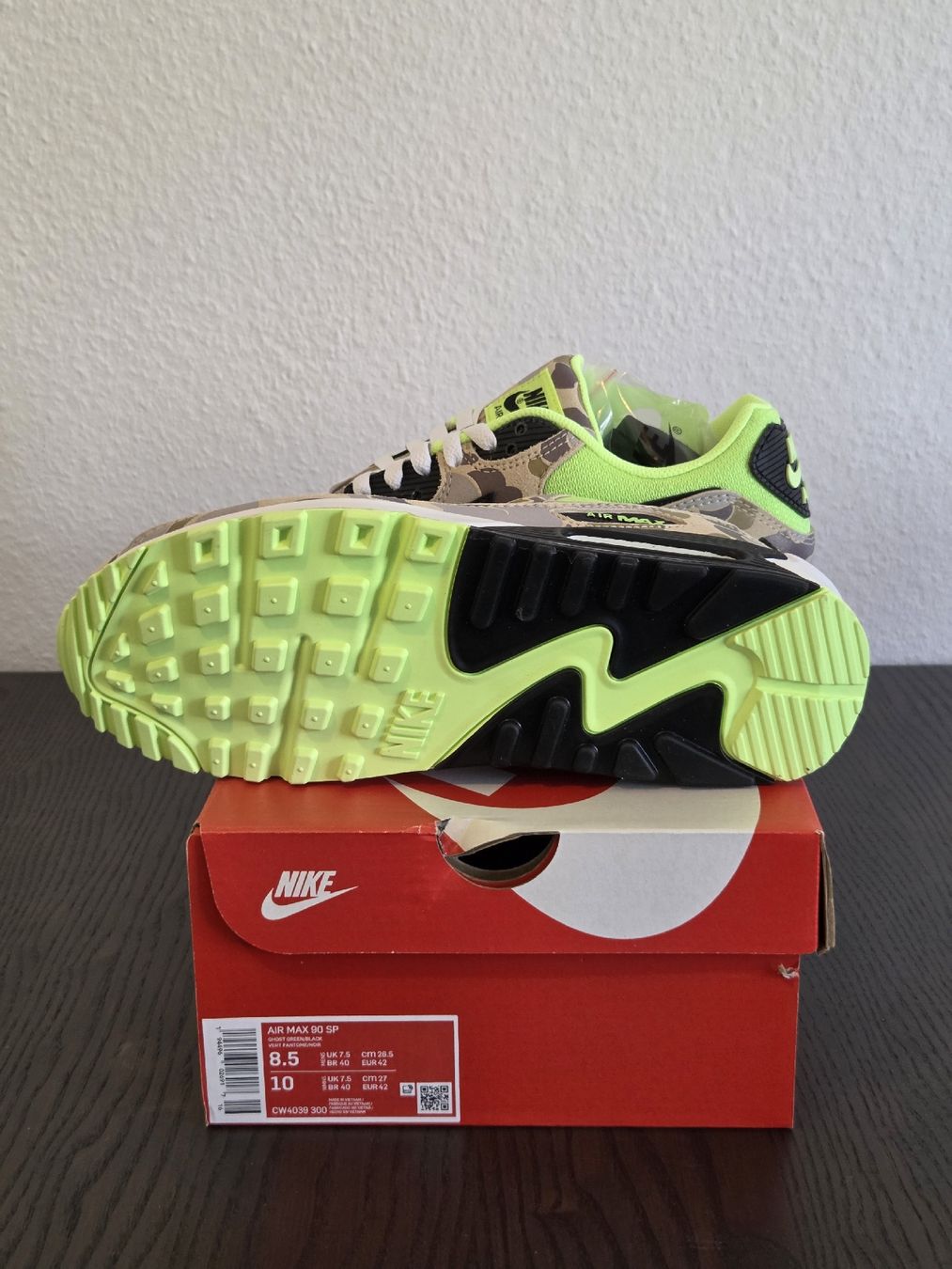Nike Scarpe da uomo: Nike Air Max 90 SP Duck Camo Volt – Nuovo e nell'imballaggio originale da Basel venduto da Localheatmarket 3