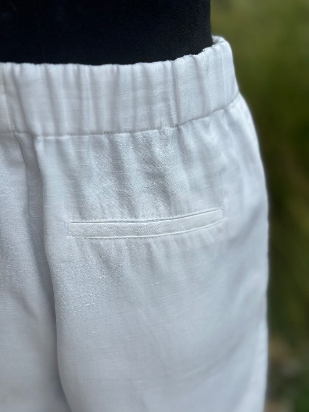 Zara Pantaloni: Leichte Sommerhose, Leinen, Weiss, Gr. 38 – Nuovo (secondo la descrizione) da Zufikon venduto da Modestil365 7
