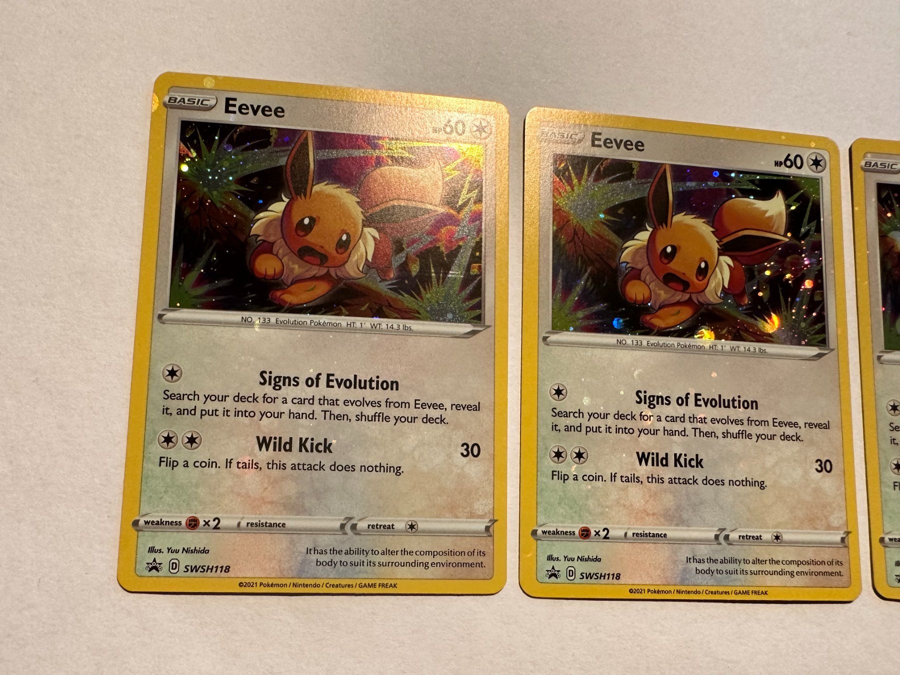 Pokémon Carte collezionabili: Eevee holo bleed SWSH Promo Set EN – Usato da Hagendorn venduto da Pokecollectorch 1
