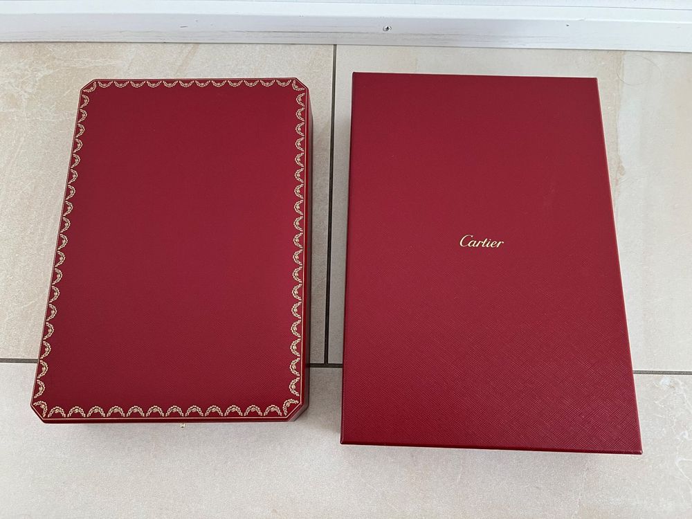Cartier Schmuck Box Case Gross - TOP Zustand (Neu (gemäss Beschreibung ...