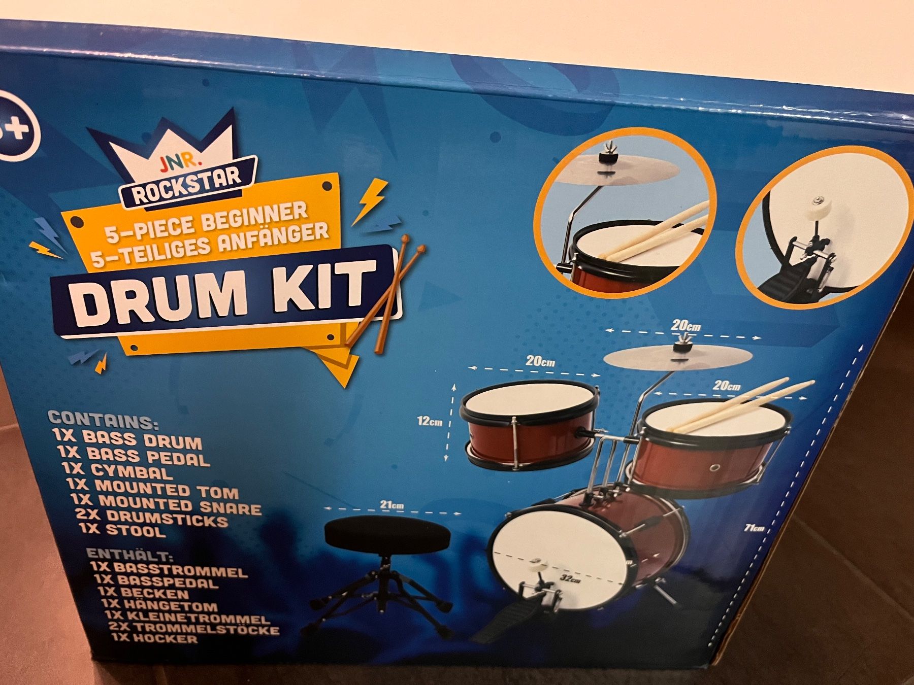 Musikinstrumente: Schlagzeug für Kleinkinder – Neu und originalverpackt aus Hausen AG von gse_88xs 1
