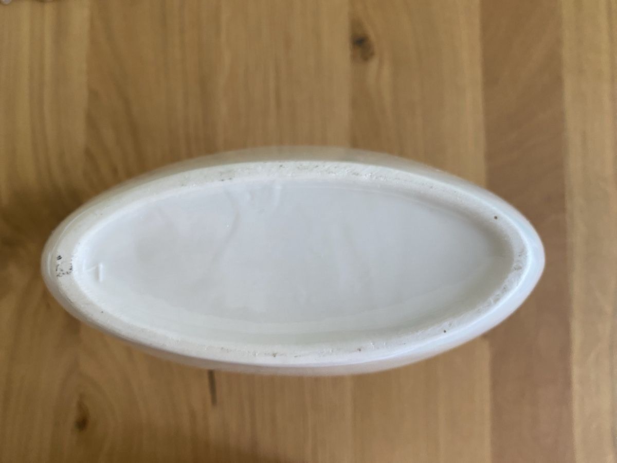 Micasa Vasi & Recipienti: Vase weiss, Blumenvase, schönes Design – Nuovo (secondo la descrizione) da Hünibach venduto da nadalila 5
